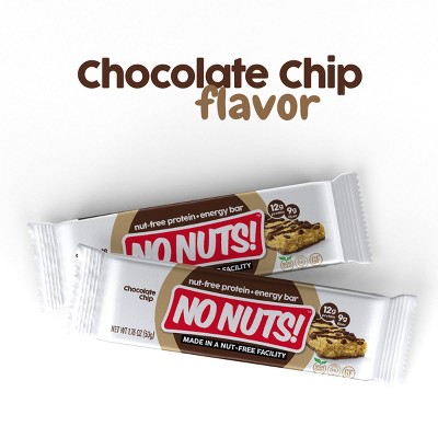 No Nuts! Chocolate Chip Nut-Free Snack Bars - 12 Bar Pack