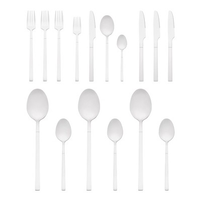 REGALWOVEN 16 Piece Stainless Steel Mirror Polished Flatware Silverware Set Cutlery Set