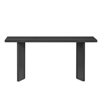 Dexmalle Stylish Console Table with Pine Veneer and Geometric Legs