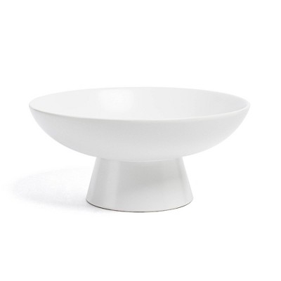 over&back 2.3qt Stoneware Footed Food Bowl Semi-Matte