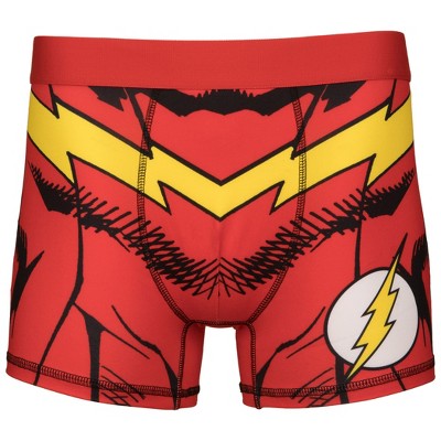 Mens DC Comics The Flash Cosplay Boxer Briefs