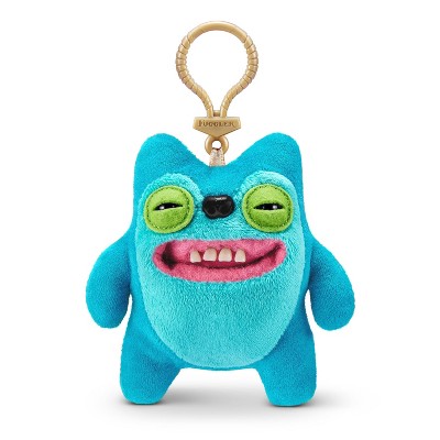 Fuggler 5" Greedy Grinner Key Ring Stuffed Animal - Teal