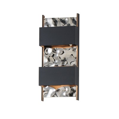 ET2 Lighting Coulee 3 - Light Wall Light in  Black