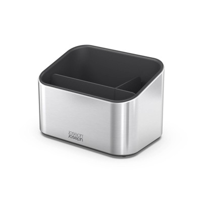 Joseph Joseph Surface Tiered Stainless Steel Sink Tidy: Kitchen Sink Organizer & Sponge Holder Caddy, Hand Wash