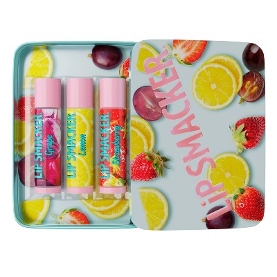 Lip Smacker Nostalgia Lip Balm Tin Kit - 3ct