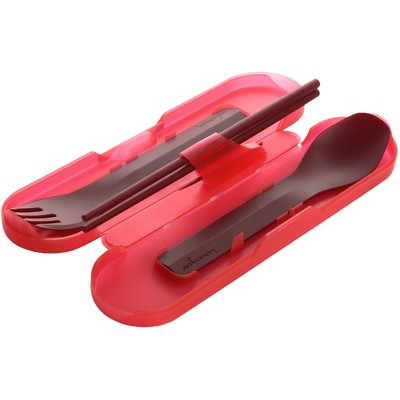 Humangear GoBites Quattro Fork, Spoon, and Chopsticks Travel Utensils