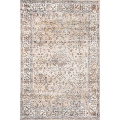 Nuloom Britt Persian Spill Proof Treated Pet Friendly Premium Machine Washable Area Rug