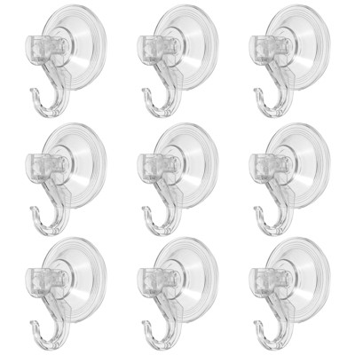 Unique Bargains Waterproof Reusable Load 6.6 lbs Suction Cup Hooks and Hangers