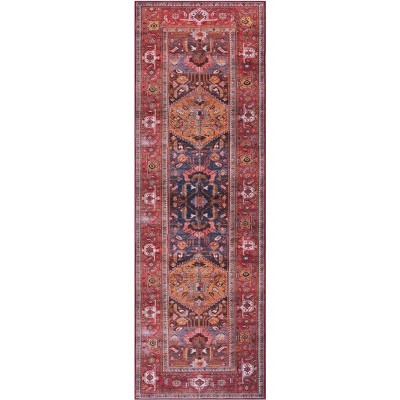 Tucson Vintage Persian TSN127  Machine Washable Skid-Resistant Stain Resistant Non-Shedding Power Loomed Indoor Rugs - Safavieh