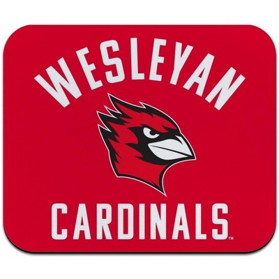 Wesleyan University Cardinals Logo Low Profile Thin Mouse Pad Mousepad