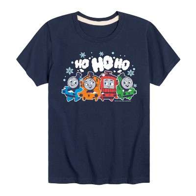 Boys' - Thomas & Friends - Christmas Ho Ho Ho Short Sleeve Graphic T-Shirt