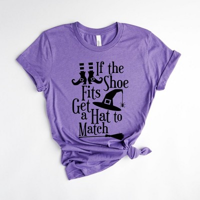Simply Sage Market Women's If The Shoe Fits Get A Hat To Match Short Sleeve Graphic Tee
