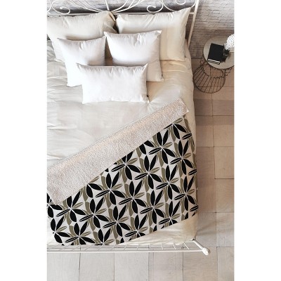 Mirimo Bali Elegant 60" x 50" Fleece Throw Blanket - Deny Designs