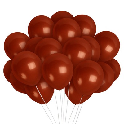 Treasures Gifted Brown Balloons - 12 Inch Latex Balloons - 36 Pack