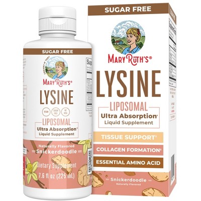 MaryRuth's Lysine Liposomal, Snickerdoodle, 7.6 oz