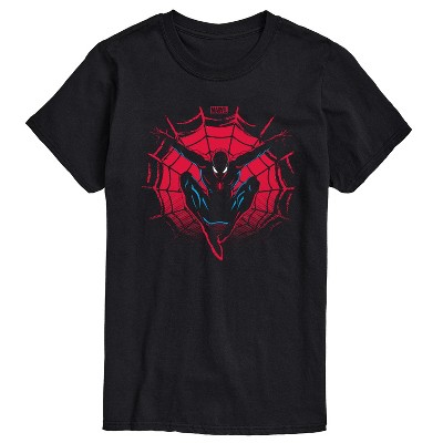 Men's - Marvel - Spider-man Silhouette Short Sleeve Graphic T-Shirt