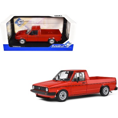 1983 Volkswagen Caddy MK 1 Pickup Truck Mars Red 1/18 Die Cast Model Car by Solido