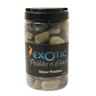 Exotic - Pebbles & Glass - Polished - Polished Decor - Mix - 5 lb
