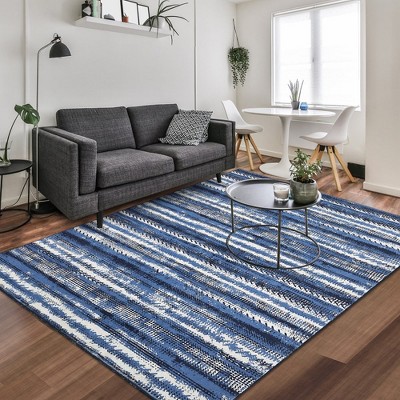 WhizMax Area Rug Boho Rug Washable Area Rug Moroccan Bohemian Farmhouse Rug Geometric Floor Carpet