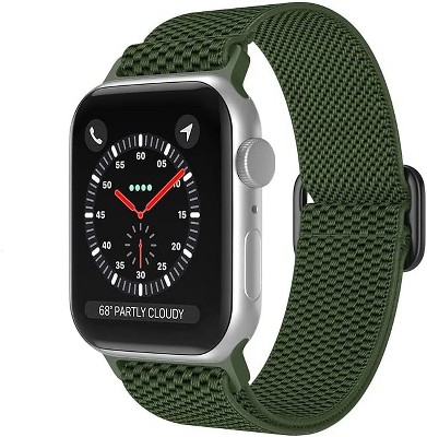 Worryfree Gadgets Stretchy Nylon Solo Loop Band for Apple Watch 38/40/41mm, 42/44/45mm iWatch Series 8 7 6 5 4 3 2 1 & SE