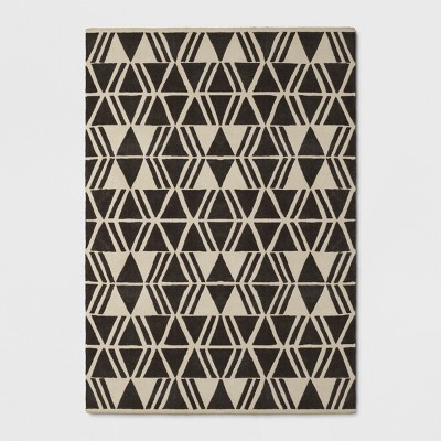 Microplush Geo Knitted Area Rug - Threshold™