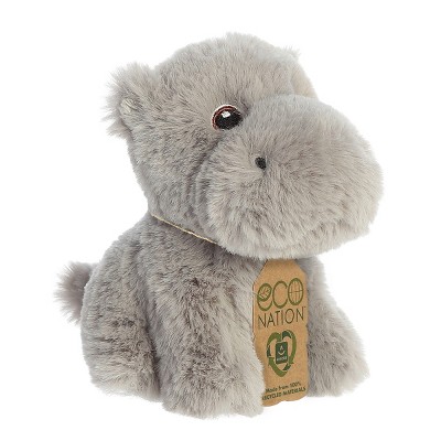 Aurora Eco Nation 5" Hippopotamus Grey Stuffed Animal