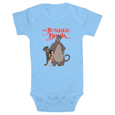 Infant's The Jungle Book Family Logo Bodysuit