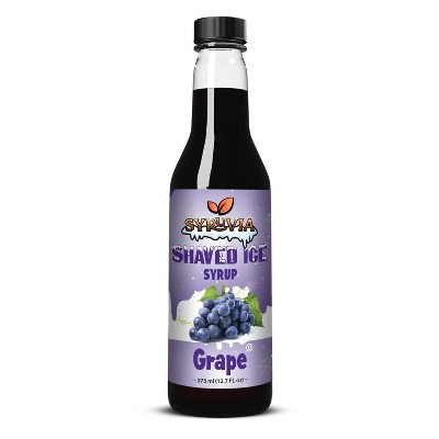 Syruvia Snow Cone Syrup 12.7oz - Grape Flavoring Syrup