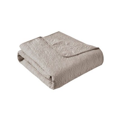 NicBex Classic Stitch Quilted Throw Blanket – 60"W x 70" Oversized Throw Blanket for Couch, Oversized Cotton-Filled Blankets for Bed