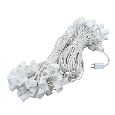 Novelty Lights C9/E17 Intermediate Base Christmas Stringer, Vintage Holiday Hanging Light String, SPT-1 20 Wire