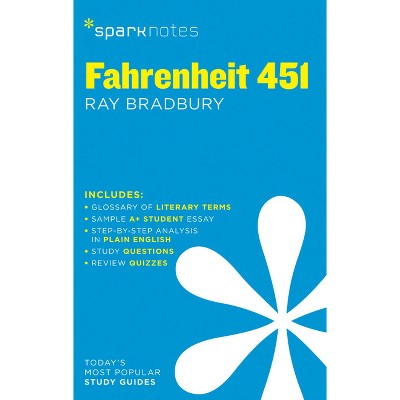 Fahrenheit 451 - (Sparknotes Literature Guide) by  Sparknotes & Ray Bradbury (Paperback)