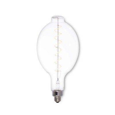 Bulbrite 5W Grand Spiral LED Light Bulb Clear: Energy Star, 100W Equivalent, Dimmable, E26 Base, 2200K, 200 Lumens