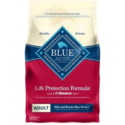 Blue Buffalo Life Protection Formula Natural Adult Dry Dog Food with Fish and Brown Rice