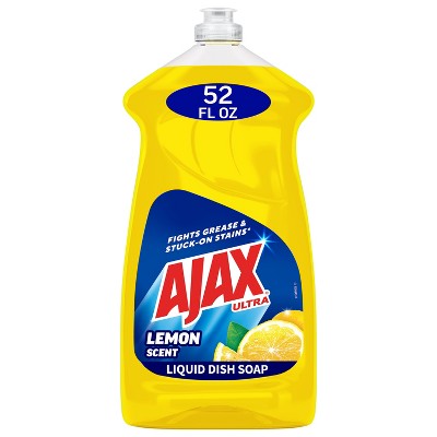 Ajax Ultra Lemon Super Degreaser Dishwashing Liquid Dish Soap