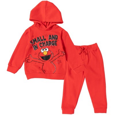 Sesame Street Elmo Infant Baby Boys Fleece Pullover Hoodie & Pants Red 12 Months