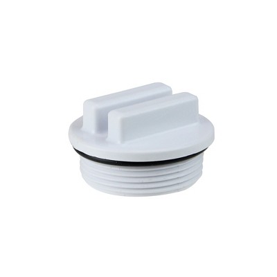 Pool Central 1.5" Threaded Swimming Pool Return Line Winterizing Plug Cap