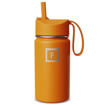 IRON FLASK 14oz Stainless Steel Water Bottle with Plastic Lid
