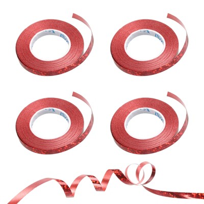 Unique Bargains Party Decoration Laser Metallic Curling Ribbon 4 Pcs