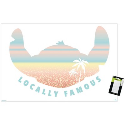 Trends International Disney Lilo and Stitch: Beach Vibes - Locally Famous Unframed Wall Poster Prints