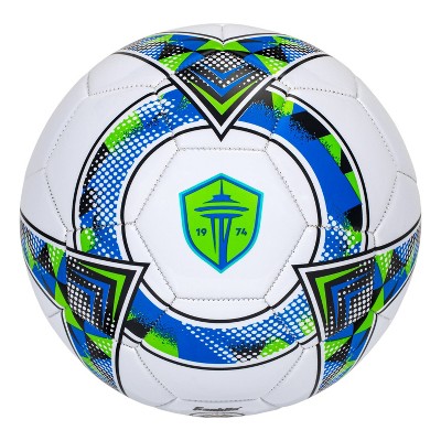 MLS Seattle Sounders Size 5 Soccer Ball: Rubber Bladder, All Ages