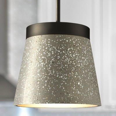 Urban Ambiance Luxury Natural Indoor Pendant,  9-3/8''H x 10"W x 10''D,  Graphite Finish, UHP4900