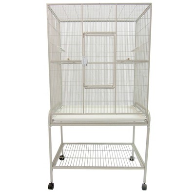 A&E Cage Company Flight Stand & Cage Bird Cage - Gray S