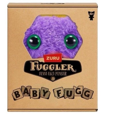 Fuggler Baby Fuggs 3.5 Inch Mr. Needles Purple Ugly Monster Soft Plush