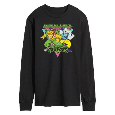 Men's - Teenage Mutant Ninja Turtles - 80s Bebop Rocksteady Long Sleeve Graphic T-Shirt
