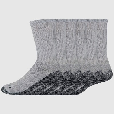 Dickies Men's 6pk Moisture Control Crew Socks - 6-12