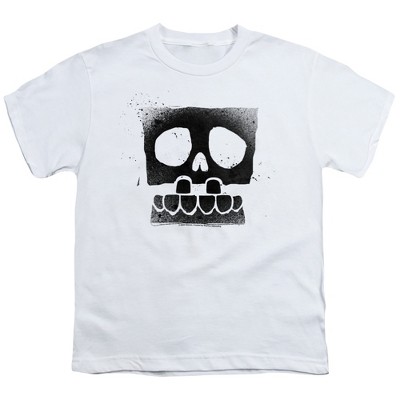 Boys' Spongebob Squarepants Spongebob Skull Spray T-Shirt