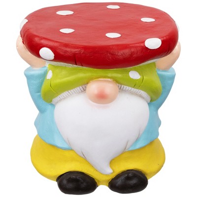 Northlight Gnome Mushroom Outdoor Garden Plant Stand - 12.25"