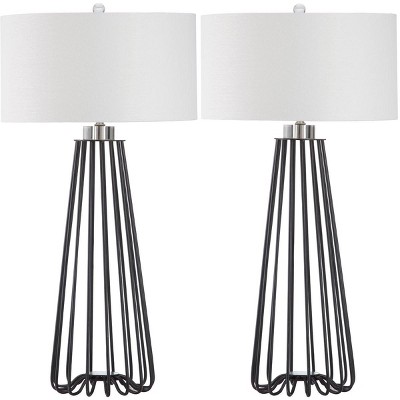 Estill Table Lamp (Set of 2) - 34 Inch Height - LIT4271 - Black - Safavieh