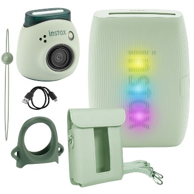 Fujifilm Instax Pal Digital Camera + Link 3 Printer + Printer Case + Grip for Camera