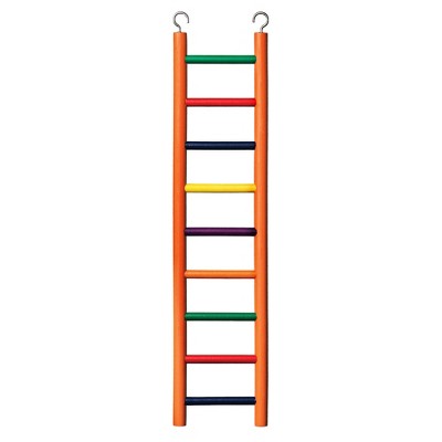 Prevue Pet Products 9-rung Multi-color Wood Bird Ladder 1137